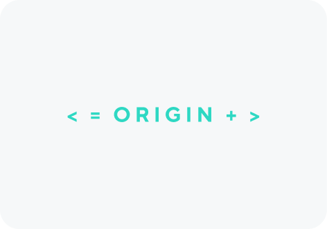 < ORIGIN + >