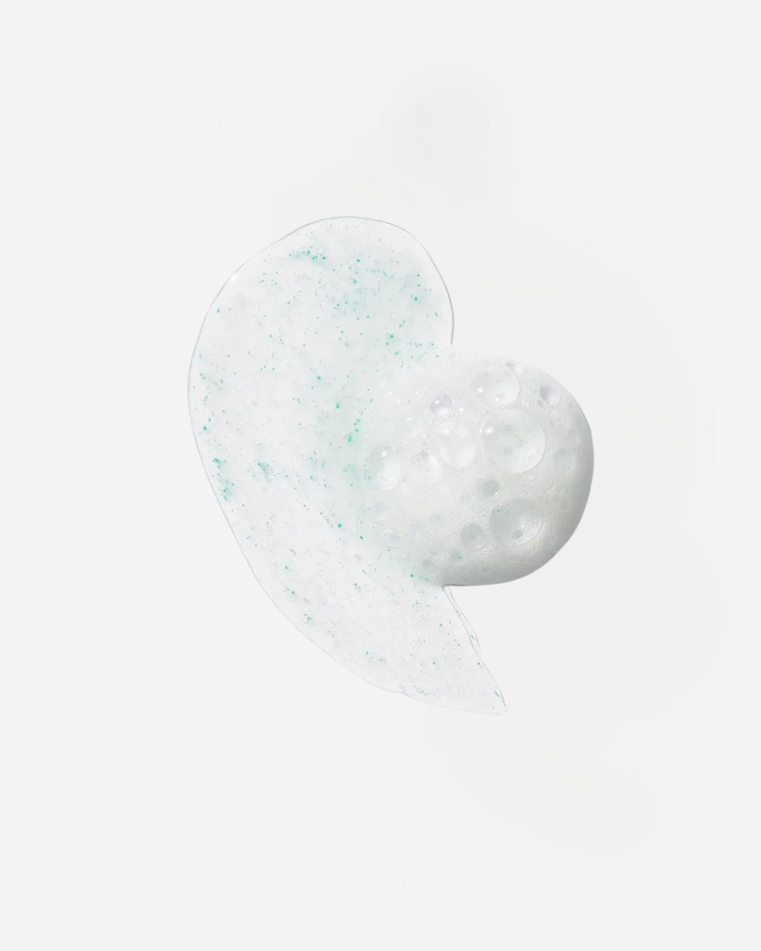 Texture gel nettoyant purifiant O1 MEDSPA LABORATOIRES avec microsphères, nettoie la peau, élimine les impuretés et régule le sébum.
