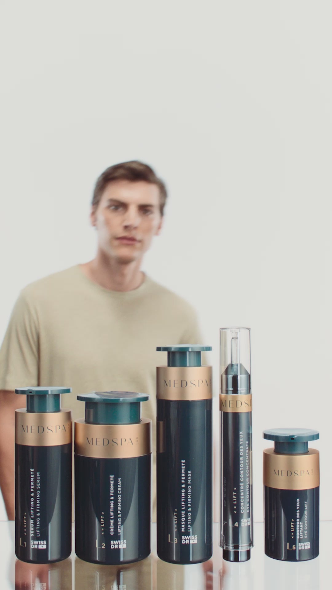 Texture de soin visage MEDSPA LABORATOIRES, formule hydratante et lissante pour renforcer la barrière cutanée et améliorer la qualité de peau.